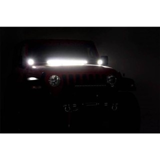 Lampy LED 2" kwadratowe white DRL Rough Country Black Series