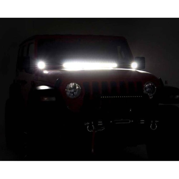 Lampy LED 2" kwadratowe Rough Country Black Series
