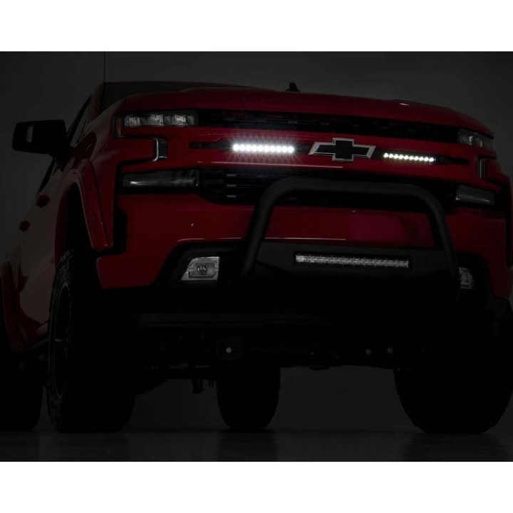 Oświetlenie LED HID i inne 10" podwójna flood Rough Country Black Series