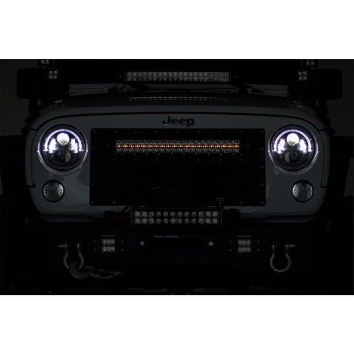 Listwa LED 20" podwójna amber DRL spot/flood Rough Country Black Series
