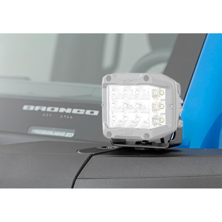 Lampy LED 2" kwadratowe Spot Beam Rough Country Black Series