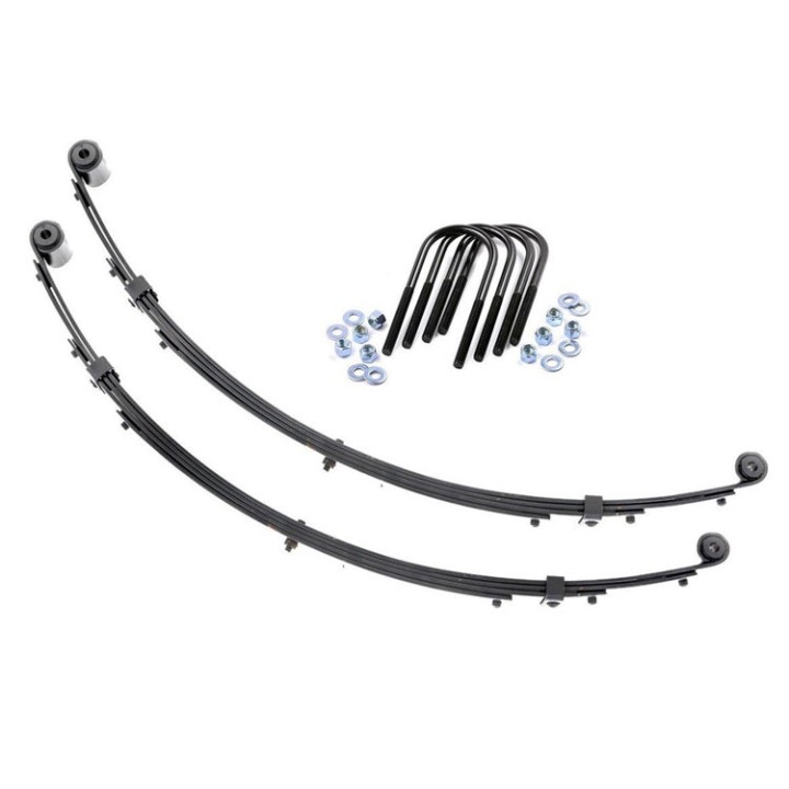 Resory piórowe z U-boltami przód Rough Country Lift 4"