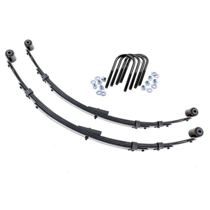 Resory piórowe z U-boltami tył Rough Country Lift 4"