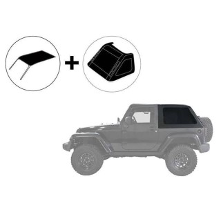 Dach miękki bezstelażowy typu Fastback z szybami Black Diamond Suntop