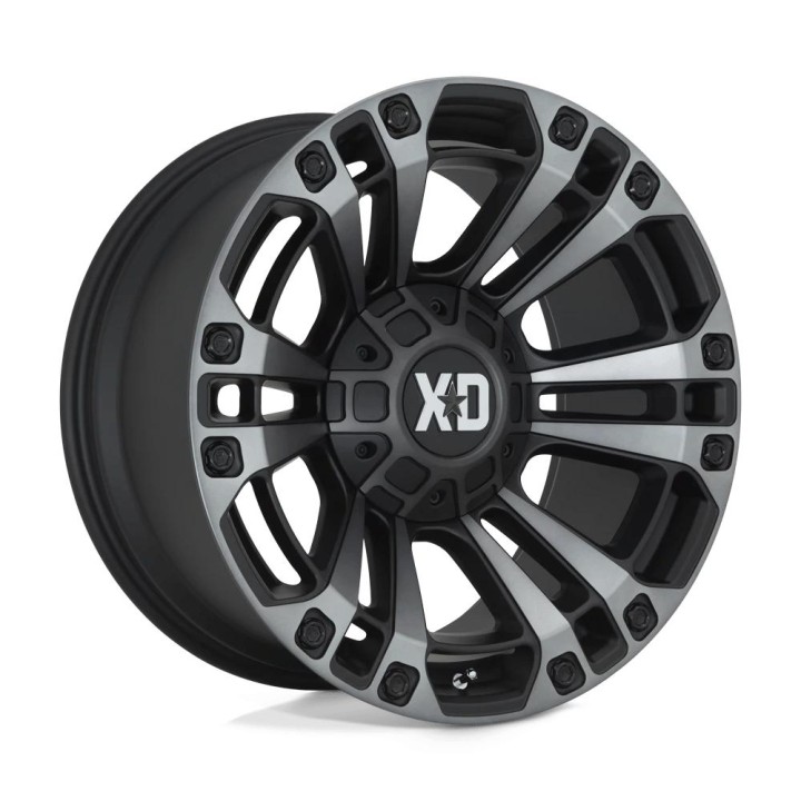 Felga aluminiowa XD851 Monster 3 Satin Black W/ Gray Tint XD Series