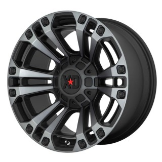 Felga aluminiowa XD851 Monster Satin Black/Gray Tint XD Series