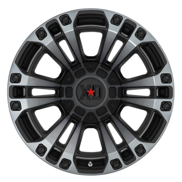 Felga aluminiowa XD851 Monster Satin Black/Gray Tint XD Series