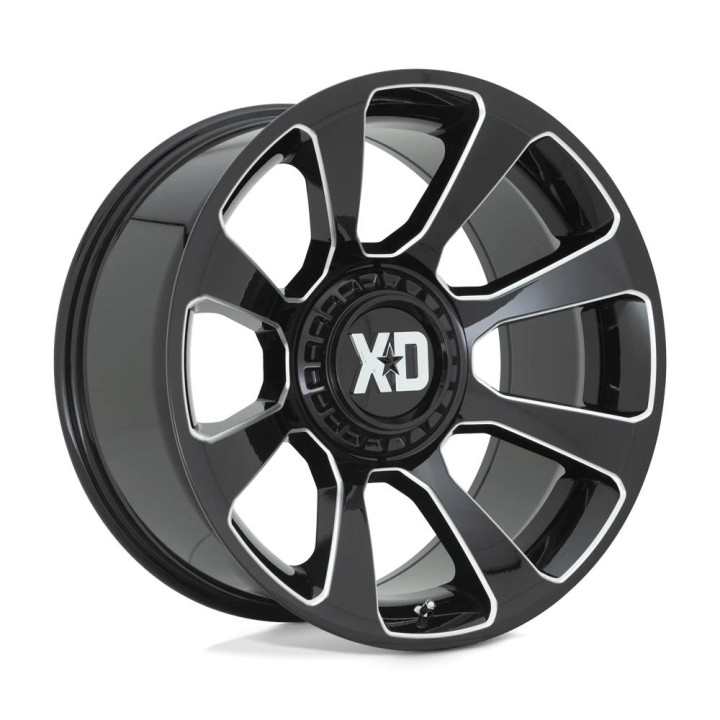 Felga aluminiowa XD854 Reactor Gloss Black Milled XD Series