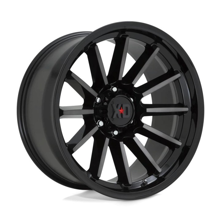 Felga aluminiowa XD855 Luxe Gloss Black Machined W/ Gray Tint XD Series