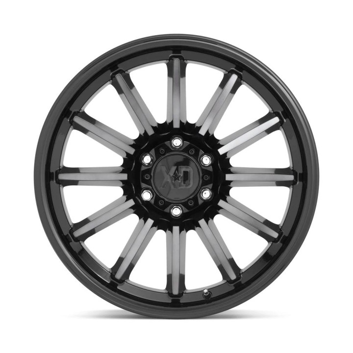 Felga aluminiowa XD855 Luxe Gloss Black Machined W/ Gray Tint XD Series