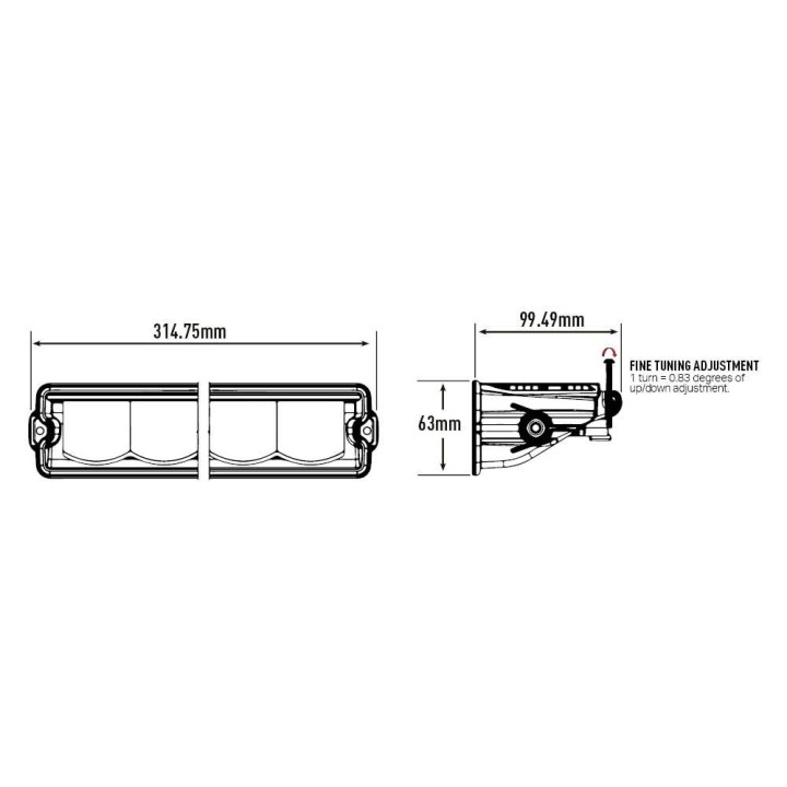 Panele LED Light Bar - LAZER CARBON-6 - drive - Najlepsza jakość
