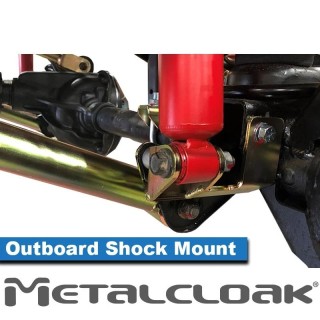 Outboard Shock Mount Spacer, Relocation Kit, JK Lower Front