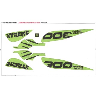 300cc Xtreme Supermoto Green