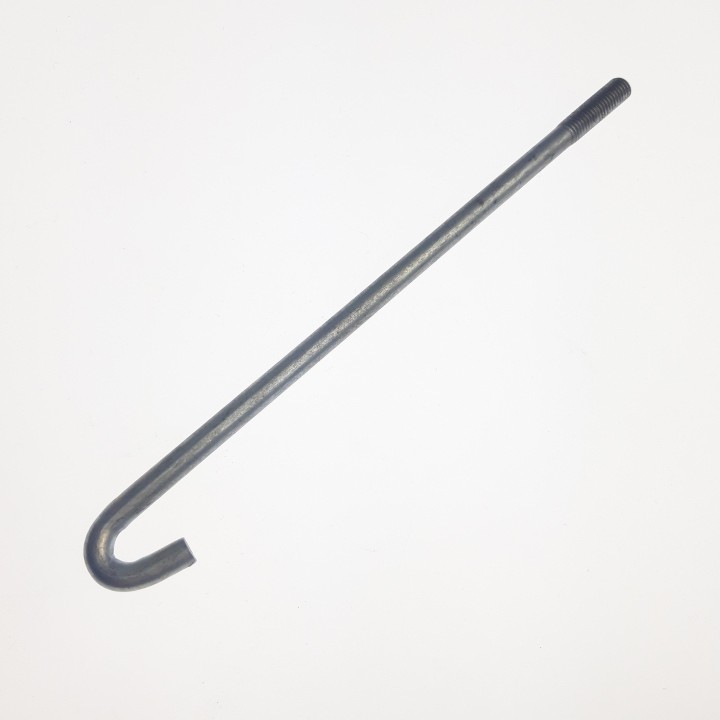 Battery fastening pull rod