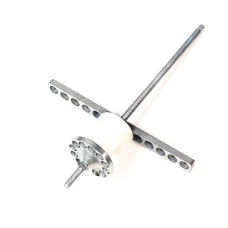 Driven pulley spring compressor