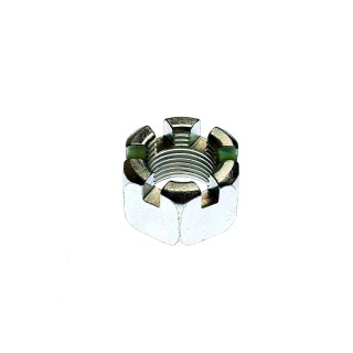 Hexagon slotted thin nut M24 x 2