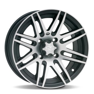 ITP SS316, 12x7 (2+5) Matte Black w/ Machined 4/110
