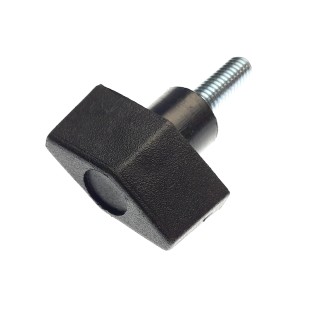 KNOB, PLASTIC-BLK