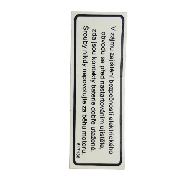 LABEL, BATTERY