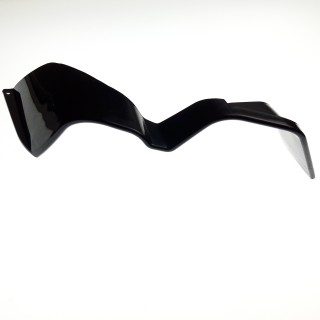 Left front headlinght frame, black