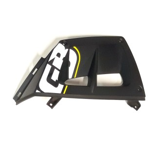 LEG SHIELD, SIDE, LH., WITH EMBLEM
