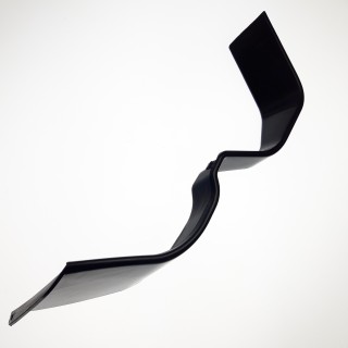 Right front headlinght frame, black