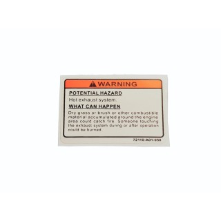 Warning Sticker, Engine Proof