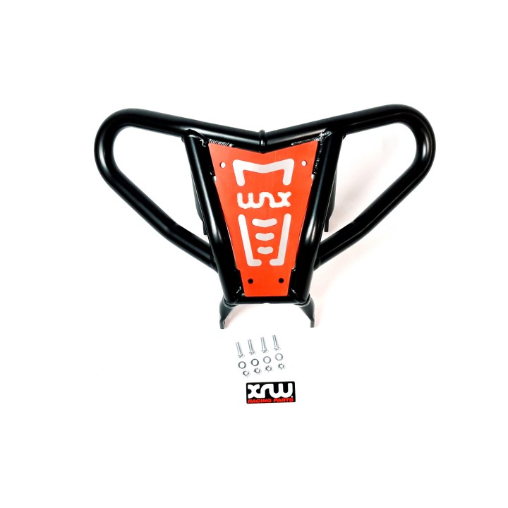FRONT BUMPER X17 BLACK PHD RED - HONDA TRX 450