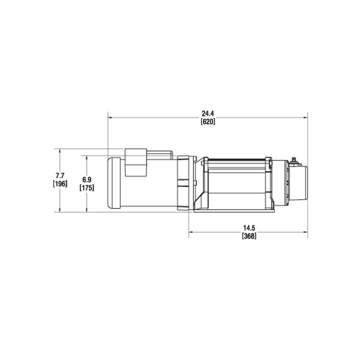 Wycigarka elektryczna - WARN 3000 ACI (ucig: 1361 kg)