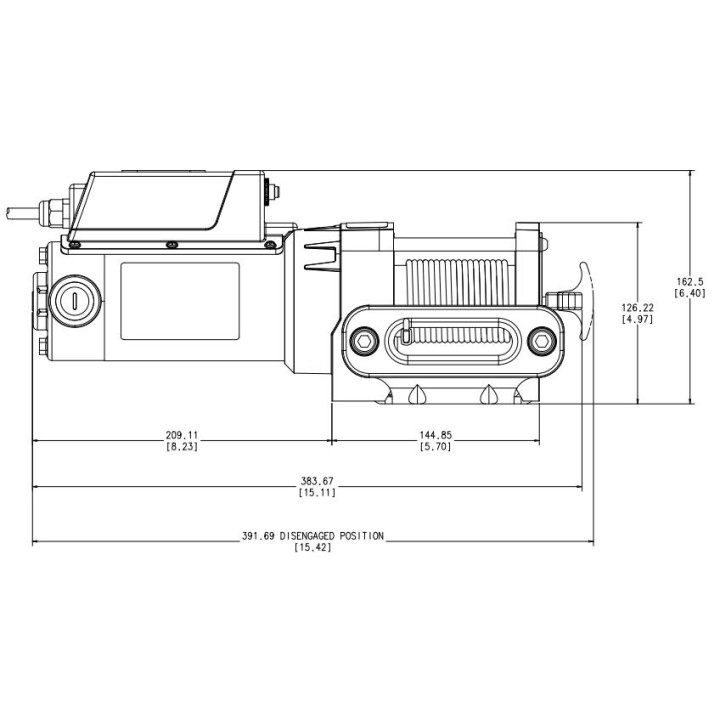 Wycigarka elektryczna - WARN 1000 AC 120V (ucig: 454 kg)