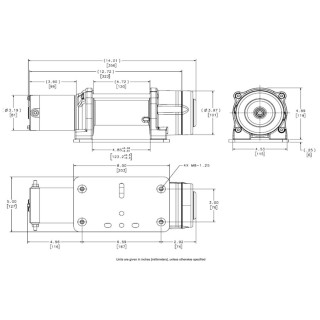 Wycigarka elektryczna - WARN DC1000 24V (ucig: 454 kg)