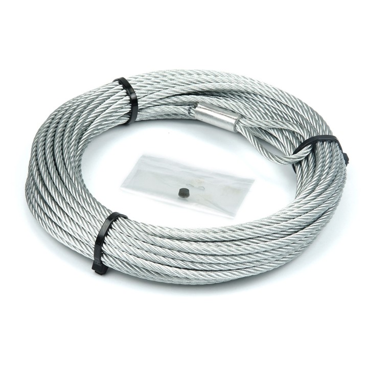 Lina stalowa do wycigarki WARN - 4,76 mm x 15,24 m