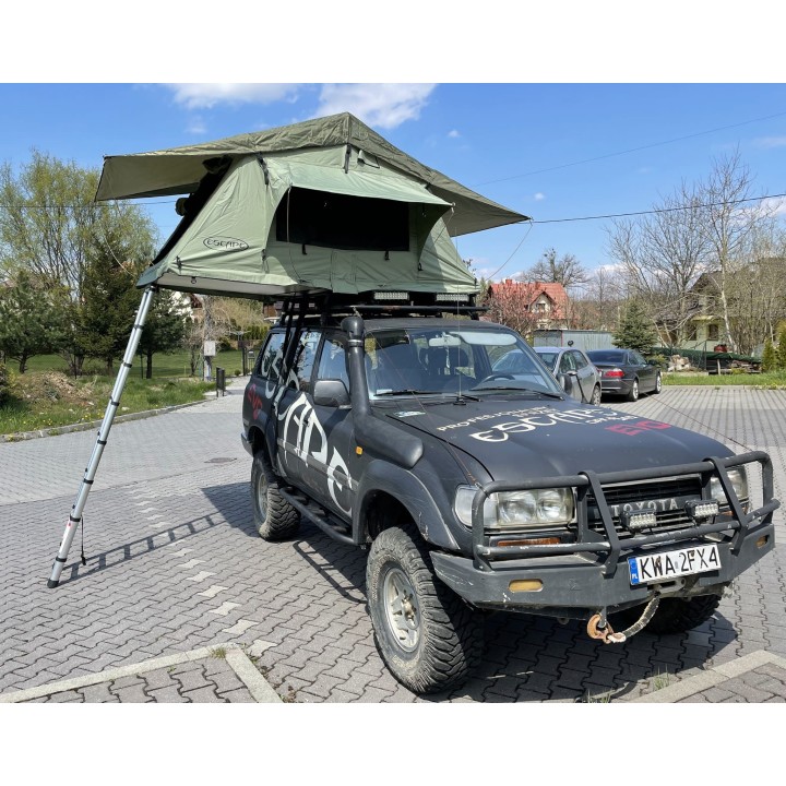 Escape ALASKA 140 cm zielony – namiot dachowy | Szekla4x4