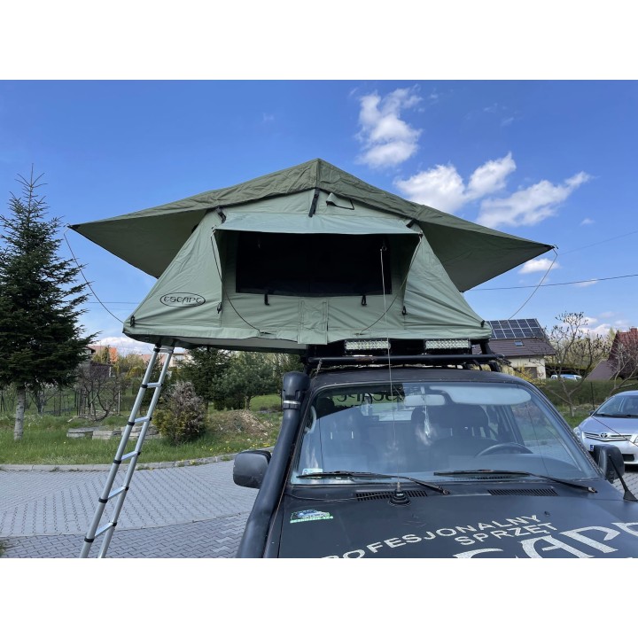 Escape ALASKA 140 cm zielony – namiot dachowy | Szekla4x4