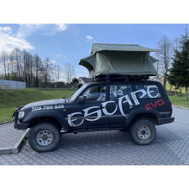 Escape ALASKA 140 cm zielony – namiot dachowy | Szekla4x4