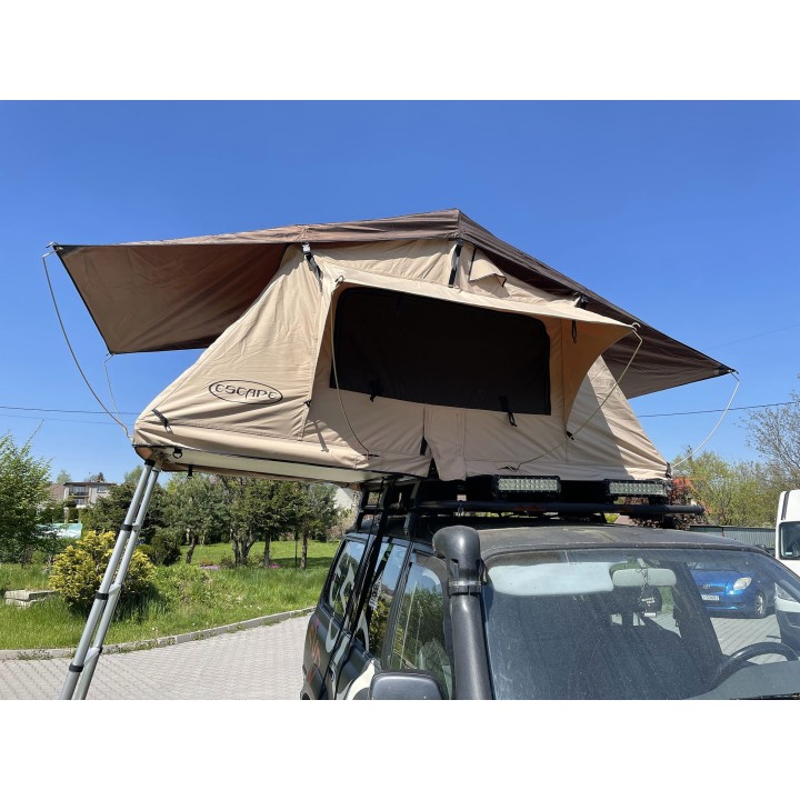 Escape ALASKA 140 cm piaskowy – namiot dachowy | Szekla4x4