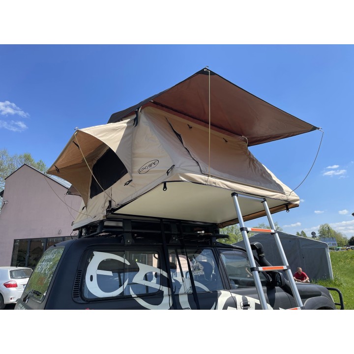 Escape ALASKA 140 cm piaskowy – namiot dachowy | Szekla4x4