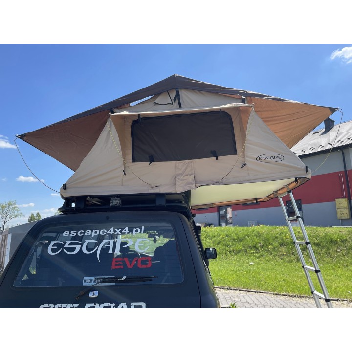 Escape ALASKA 140 cm piaskowy – namiot dachowy | Szekla4x4