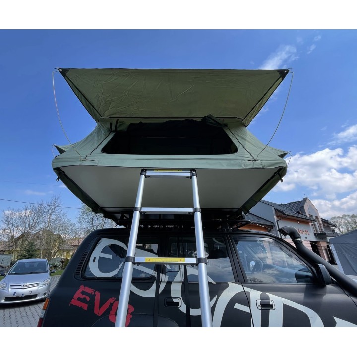 Escape ALASKA 160 cm piaskowy – namiot dachowy | Szekla4x4