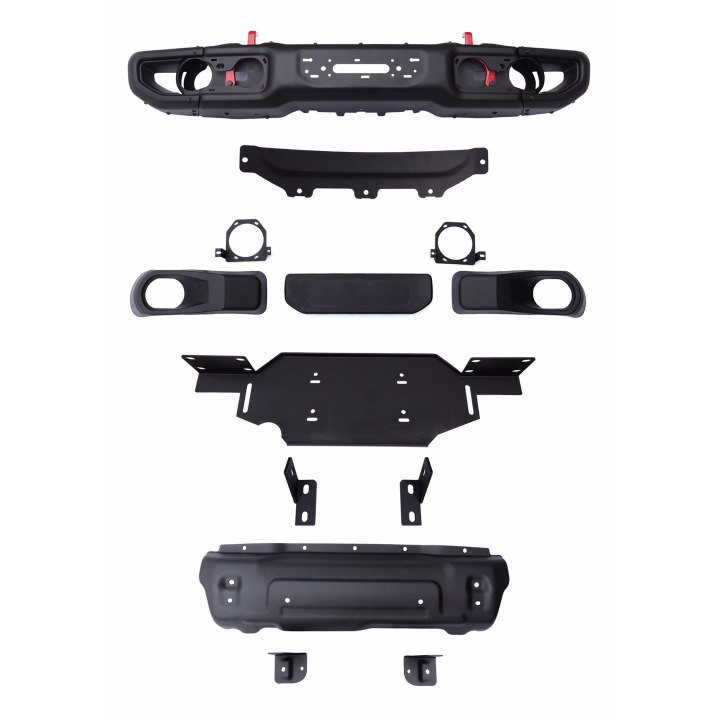 Lightweight Aluminum Bumper for Wrangler JL/JLU 2018–