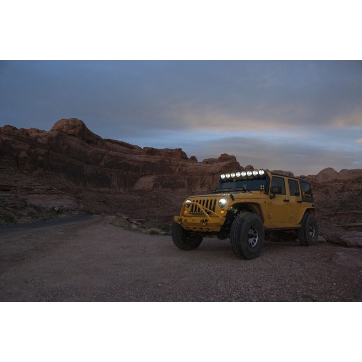 Komplet Lamp KC Pro6 Gravity ® LED -8 Wrangler JK