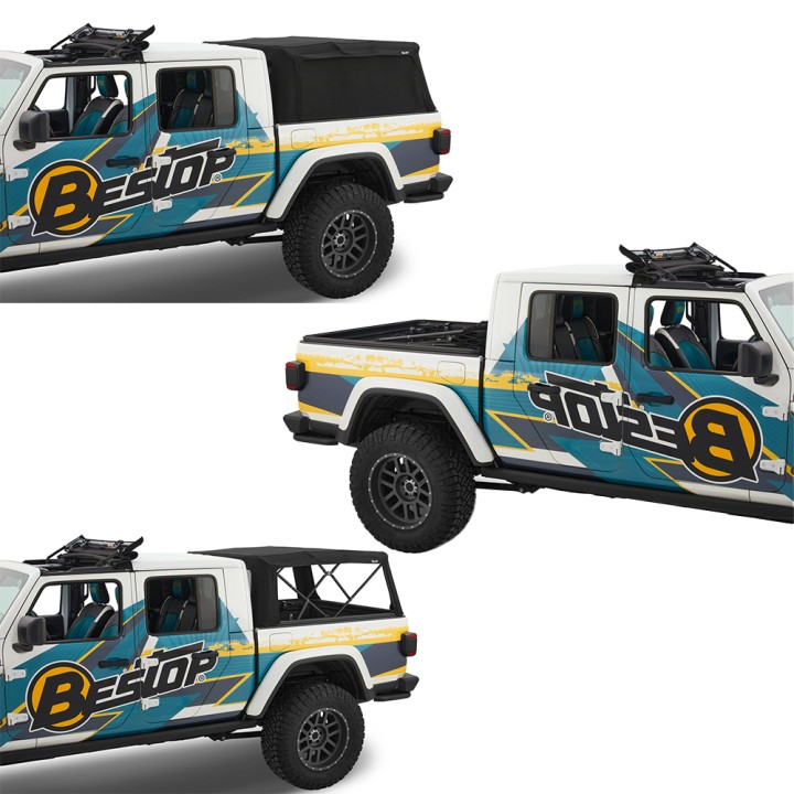 Zabudowa miękka paki Jeep Gladiator JT Besttop