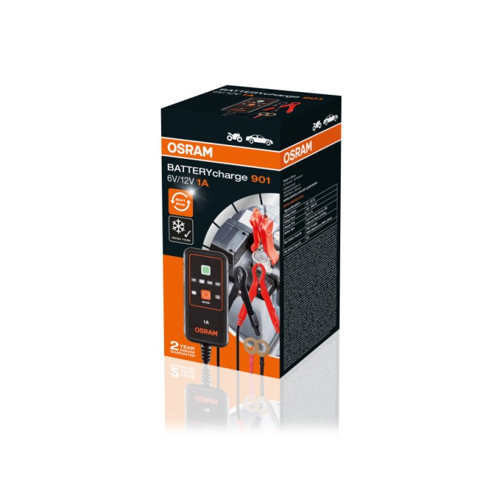 Prostownik motocyklowy OSRAM BATTERYcharge 901 OEBCS901