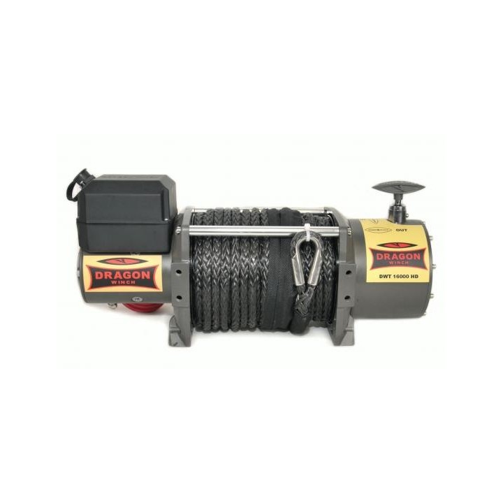 Wyciągarka Elektryczna DWT 16000 HD Dragon Winch - Syntetyczna Lina