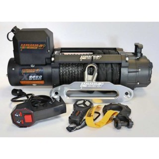 Wyciągarka Kangaroowinch K9000 XP 12V - Najlepsza lina syntetyczna