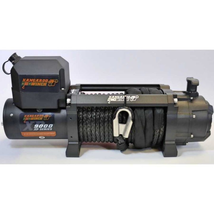 Wyciągarka Kangaroowinch K9000 XP 12V - Najlepsza lina syntetyczna