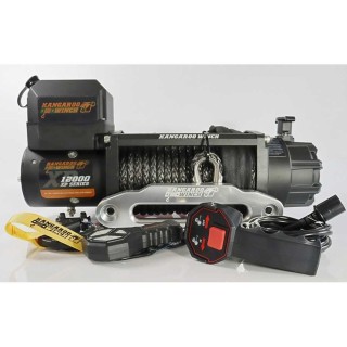 Wyciągarka Kangaroowinch K12000 XP 12V - Najlepsza lina syntetyczna