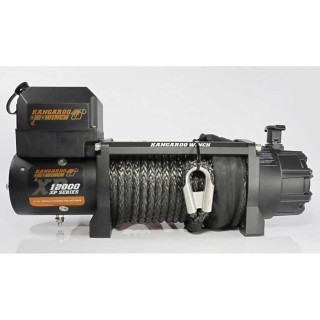 Wyciągarka Kangaroowinch K12000 XP 12V - Najlepsza lina syntetyczna