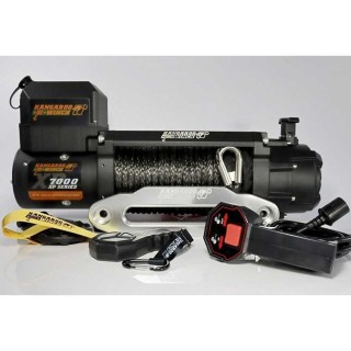 Wyciągarka Kangaroowinch K7000 XP 12V - Najlepsza lina syntetyczna