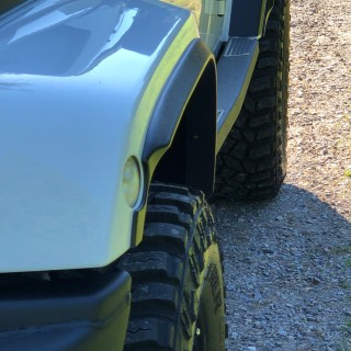 Poszerzenia dokładki 2,5cm Wrangler JK z TUV
